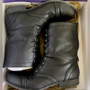 Tried and true combat boots never go out of style